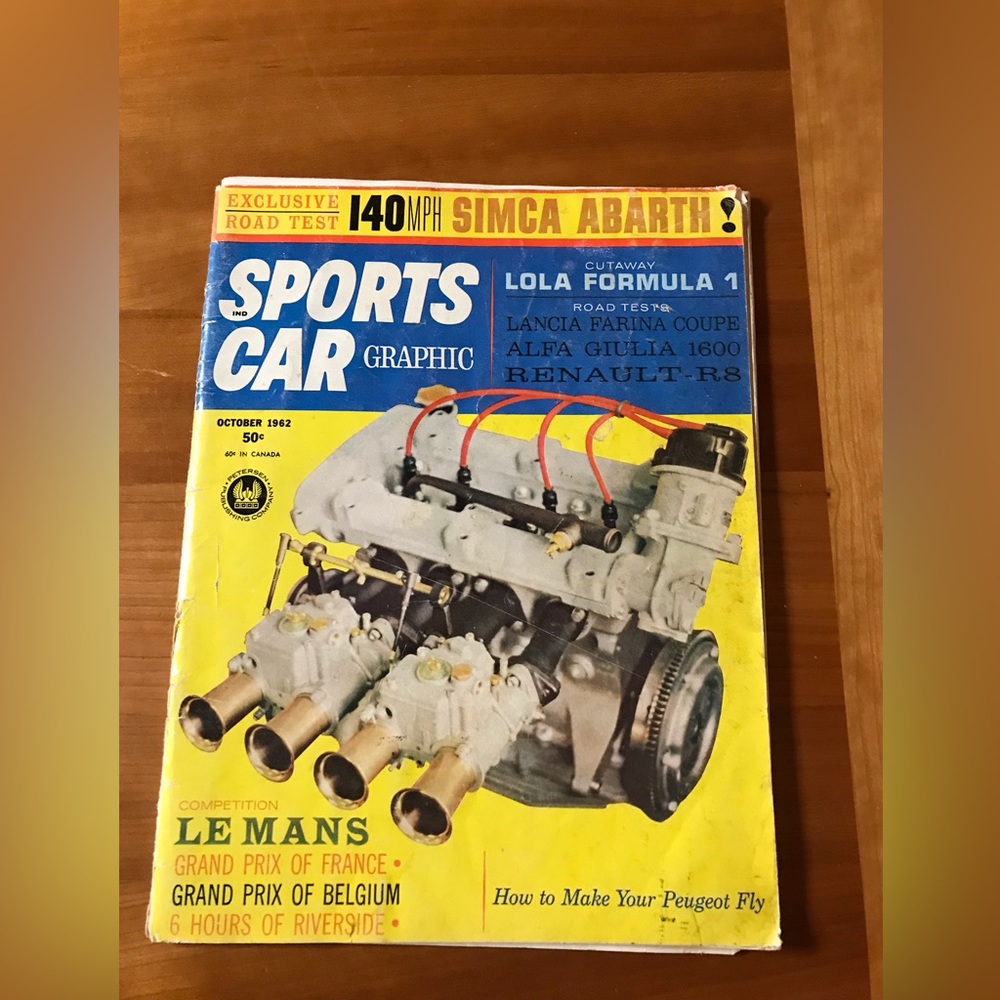 Sports Car Graphic magazine - October 1962
